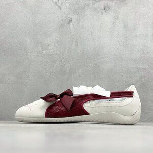 Puma Speedcat Off-White Leather Ballet Flats